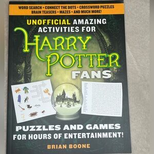 Harry Potter, word search, crossword puzzles, games, activity book! Brand new!